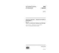 ISO 128-34:2001, Technical drawings -- General principles of presentation -- Part 34: Views on mechanical engineering drawings