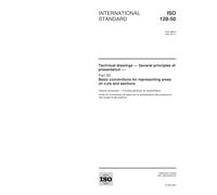 ISO 128-50:2001, Technical drawings -- General principles of presentation -- Part 50: Basic conventions for representing areas on cuts and sections