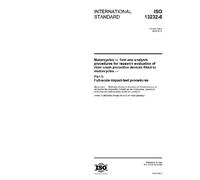 ISO 13232-6:2005, Motorcycles - Test and analysis procedures for research evaluation of rider crash protective devices fitted to motorcycles - Part 6: Full-scale impact-test procedures