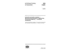 ISO 13281:1997, Industrial automation systems - Manufacturing Automation Programming Environment (MAPLE) - Functional architecture