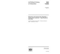 ISO 13500:2006, Petroleum and natural gas industries - Drilling fluid materials - Specifications and tests