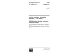 ISO 13584-101:2003, Industrial automation systems and integration - Parts library - Part 101: Geometrical view exchange protocol by parametric program