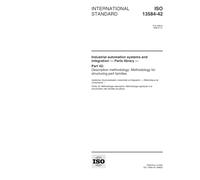 ISO 13584-42:1998, Industrial automation systems and integration - Parts library - Part 42: Description methodology: Methodology for structuring part families