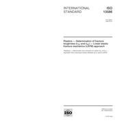 ISO 13586:2000, Plastics - Determination of fracture toughness (GIC and KIC) - Linear elastic fracture mechanics (LEFM) approach