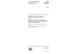 ISO 13856-2:2005, Safety of machinery - Pressure-sensitive protective devices - Part 2: General principles for the design and testing of pressure-sensitive edges and pressure-sensitive bars