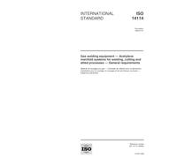 ISO 14114:1999, Gas welding equipment -- Acetylene manifold systems for welding, cutting and allied processes -- General requirements
