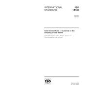 ISO 14180:1998, Solid mineral fuels - Guidance on the sampling of coal seams