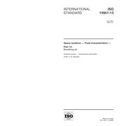 ISO 14951-13:1999, Space systems -- Fluid characteristics -- Part 13: Breathing air