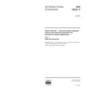 ISO 15031-7:2001, Road vehicles -- Communication between vehicle and external equipment for emissions-related diagnostics -- Part 7: Data link security