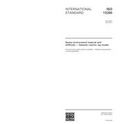 ISO 15390:2004, Space environment (natural and artificial) - Galactic cosmic ray model