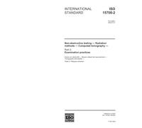 ISO 15708-2:2002, Non-destructive testing - Radiation methods - Computed tomography - Part 2: Examination practices