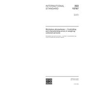 ISO 15767:2003, Workplace atmospheres - Controlling and characterizing errors in weighing collected aerosols