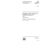 ISO 16067-2:2004, Photography - Electronic scanners for photographic images - Spatial resolution measurements - Part 2: Film scanners