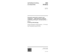 ISO 16100-2:2003, Industrial automation systems and integration - Manufacturing software capability profiling for interoperability - Part 2: Profiling methodology