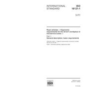 ISO 16121-1:2005, Road vehicles - Ergonomic requirements for the drivers workplace in line-service buses - Part 1: General description