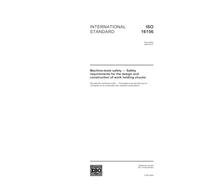 ISO 16156:2004, Machine-tools safety - Safety requirements for the design and construction of work holding chucks