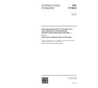 ISO 17190-8:2001, Urine-absorbing aids for incontinence - Test methods for characterizing polymer-based absorbent materials - Part 8: Gravimetric determination of flowrate
