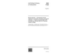 ISO 1724:2003, Road vehicles - Connectors for the electrical connection of towing and towed vehicles - 7-pole connector type 12 N (normal) for vehicles with 12 V nominal supply voltage