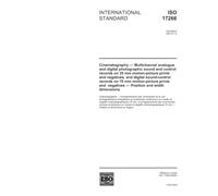 ISO 17266:2002, Cinematography - Multichannel analogue and digital photographic sound and control records on 35 mm motion-picture prints and negatives, ... and negatives - Position and width dim