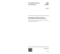 ISO 17637:2003, Non-destructive testing of welds -- Visual testing of fusion-welded joints