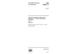 ISO 18629-11:2005, Industrial automation systems and integration - Process specification language - Part 11: PSL core