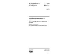 ISO 20957-1:2005, Stationary training equipment - Part 1: General safety requirements and test methods