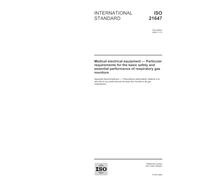 ISO 21647:2004, Medical electrical equipment - Particular requirements for the basic safety and essential performance of respiratory gas monitors