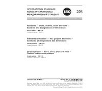 ISO 225:1983, Fasteners - Bolts, screws, studs and nuts - Symbols and designations of dimensions
