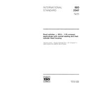 ISO 2347:1994, Road vehicles - M14 x 1,25 compact spark-plugs with conical seating and their cylinder head housing