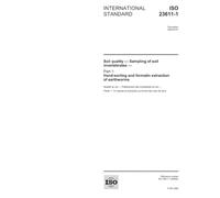 ISO 23611-1:2006, Soil quality - Sampling of soil invertebrates - Part 1: Hand-sorting and formalin extraction of earthworms