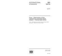 ISO 23713:2005, Pulps - Determination of fibre coarseness by automated optical analysis - Polarized light method
