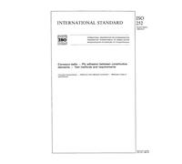 ISO 252:1988, Conveyor belts - Ply adhesion between constitutive elements - Test method and requirements