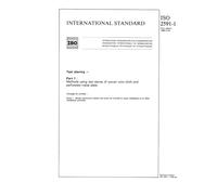 ISO 2591-1:1988, Test sieving -- Part 1: Methods using test sieves of woven wire cloth and perforated metal plate