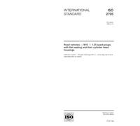 ISO 2705:1999, Road vehicles -- M12 x 1,25 spark-plugs with flat seating and their cylinder head housings