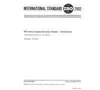 ISO 2902:1977, ISO metric trapezoidal screw threads - General plan