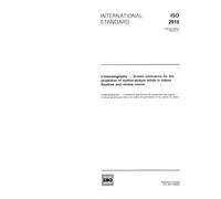 ISO 2910:1990, Cinematography -- Screen luminance for the projection of motion-picture prints in indoor theatres and review rooms