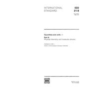 ISO 31-8:1992, Quantities and units -- Part 8: Physical chemistry and molecular physics
