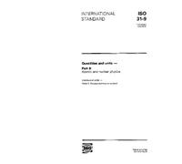 ISO 31-9:1992, Quantities and units -- Part 9: Atomic and nuclear physics