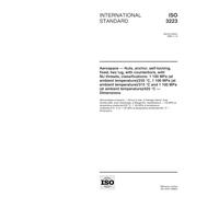 ISO 3223:1998, Aerospace - Nuts, anchor, self-locking, fixed, two lug, with counterbore, with MJ threads, classifications: 1 100 MPa (at ambient ... degrees C and 1 100 MPa (at ambient tempe