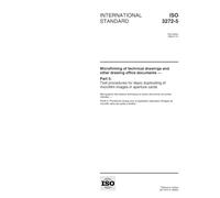 ISO 3272-5:1999, Microfilming of technical drawings and other drawing office documents -- Part 5: Test procedures for diazo duplicating of microfilm images in aperture cards