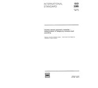 ISO 3385:1989, Flexible cellular polymeric materials - Determination of fatigue by constant-load pounding