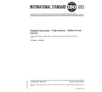 ISO 3723:1976, Hydraulic fluid power - Filter elements - Method for end load test