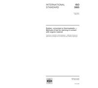 ISO 3865:2005, Rubber, vulcanized or thermoplastic - Methods of test for staining in contact with organic material