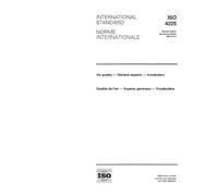 ISO 4225:1994, Air quality - General aspects - Vocabulary