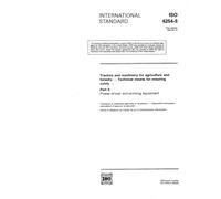 ISO 4254-5:1992, Tractors and machinery for agriculture and forestry - Technical means for ensuring safety - Part 5: Power-driven soil-working equipment