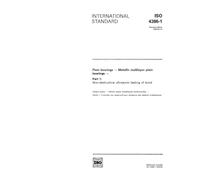 ISO 4386-1:1992, Plain bearings - Metallic multilayer plain bearings - Part 1: Non-destructive ultrasonic testing of bond