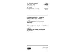 ISO 4618-3:1999, Paints and varnishes -- Terms and definitions for coating materials -- Part 3: Surface preparation and methods of application