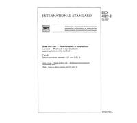 ISO 4829-2:1988, Steel and iron - Determination of total silicon content - Reduced molybdosilicate spectrophotometric method - Part 2 : Silicon contents between 0,01 and 0,05 %