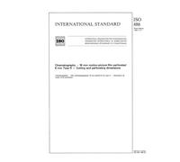 ISO 486:1988, Cinematography -- 16 mm motion-picture film perforated 8 mm Type R -- Cutting and perforating dimensions