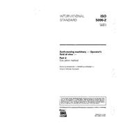 ISO 5006-2:1993, Earth-moving machinery - Operators field of view - Part 2: Evaluation method'
